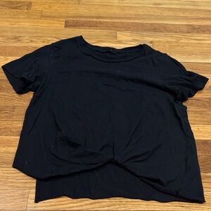All Saints Black Short Sleeve Tee